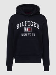 Hoodie mit Label-Stitching Modell 'VARSITY' von Tommy Hilfiger Blau - 32