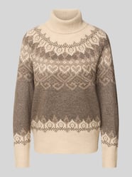 Gebreide pullover met ribboorden, model 'Merla' van FREE/QUENT Beige - 7