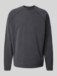 Longsleeve mit geripptem Rundhalsausschnitt Modell 'FAZY' von American Vintage Schwarz - 6