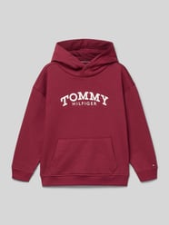 Bluza z kapturem o kroju regular fit z mieszanki bawełny od Tommy Hilfiger Kids - 7