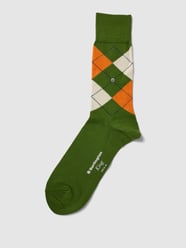 Socken mit Motiv-Print Modell 'KING' von Burlington Grün - 4
