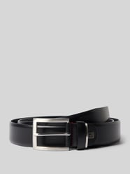 Leren riem van glad leer met dubbele ceintuurlus van Pierre Cardin - 25