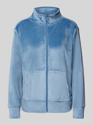 Sweatjacke mit Stehkragen von Christian Berg Woman Blau - 26