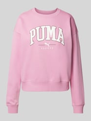 Sweatshirt mit Label-Print von Puma Rosa - 36