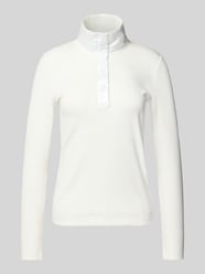 Shirt met lange mouwen en korte drukknoopsluiting van Marc Cain - 28