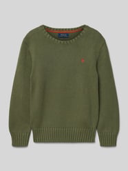 Gebreide pullover met labelstitching van Polo Ralph Lauren Kids - 31