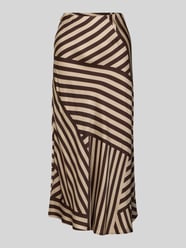 Midirok met elastische band van comma Beige - 44