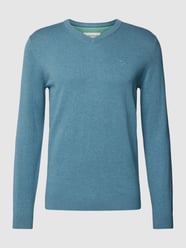 Gebreide pullover met labelstitching van Tom Tailor - 30