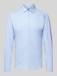 Slim Fit Business-Hemd mit Kentkragen von Desoto Blau - 28