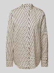 Regular Fit Bluse aus reiner Baumwolle mit Mock-Neck-Kragen von Marc O'Polo Grau - 11