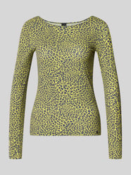 Longsleeve im Allover-Look mit Rundhalsausschnitt von Marc Cain - 4