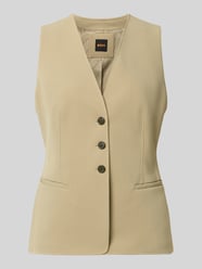 Slim Fit Weste mit einreihiger Knopfleiste Modell 'C_Javesta1' von BOSS Orange - 16