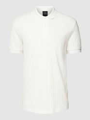 Poloshirt met logomotief en dubbele knoopsluiting van ARMANI EXCHANGE - 11