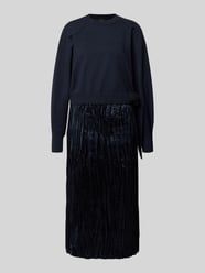 Getailleerde vrijetijdsjurk van viscosemix, model 'FIOLETTA' van BOSS - 23