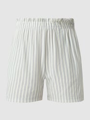Korte broek met streepmotief, model 'Jolla' van Only Blauw / turquoise - 44