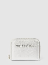 Portemonnaie mit Label-Detail Modell 'DIVINA' von VALENTINO BAGS Silber - 22