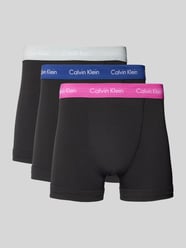Trunks mit elastischem Bund im 3er-Pack von Calvin Klein Underwear Schwarz - 39