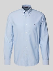 Regular Fit Freizeithemd mit Button-Down-Kragen von Tommy Hilfiger Blau - 28