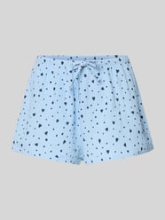 relaxed fit korte zijden pyjamabroek met all-over motiefprint van Jake*s Casual - 6