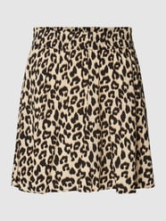 Minirock aus Viskose mit Animal-Print Modell 'EASY' von Vero Moda Beige - 16
