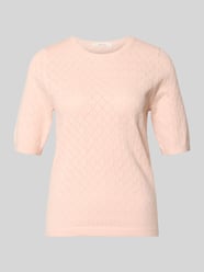 Regular Fit T-Shirt in Ausbrenner-Optik Modell 'HELEN' von Selected Pink - 24