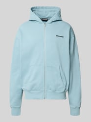 Bluza rozpinana o kroju oversized z logo od PEGADOR - 31