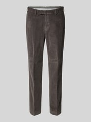 Regular Fit Cordhose mit Gürtelschlaufen Modell 'PARMA' von Hiltl Grau - 5