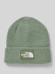 Beanie in gebreide look met logopatch, model 'Box' van The North Face - 12