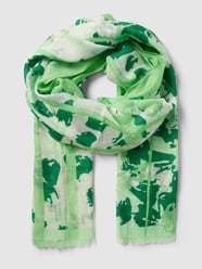 Sjaal met all-over motief, model 'Alogo' van Opus Groen - 36