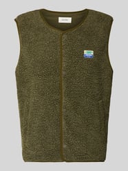 straight fit bodywarmer met logo-patch model 'Hoktown' van American Vintage - 41