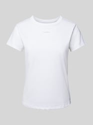 T-Shirt mit Label-Detail von Calvin Klein Womenswear Weiß - 11