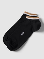 Sneakersocken mit Label-Detail im 2er-Pack von BOSS Schwarz - 12