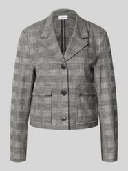 Regular Fit Blazer mit Reverskragen und Pattentaschen von comma - 20