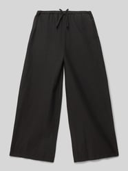 Wide Leg Stoffhose mit Leinen-Anteil von MANGO - 1
