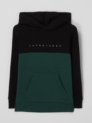 Hoodie van katoenmix, model 'Copenhagen' van Jack & Jones Zwart - 43