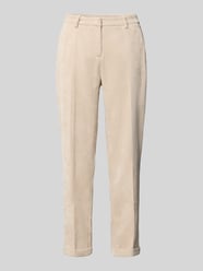 Regular Fit Cordhose mit fixiertem Beinumschlag Modell 'KRYSTAL' von CAMBIO Beige - 19