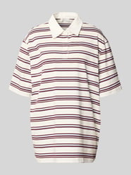 t-shirt z kołnierzykiem polo model 'Cora' od LeGer - 3