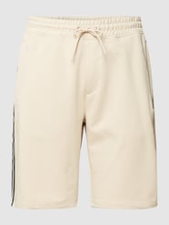 Sweatshorts mit Galonstreifen von Guess Activewear Beige - 10