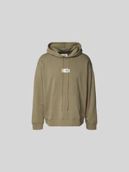 Hoodie mit Label-Detail von MM6 Maison Margiela Beige - 20