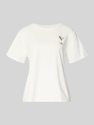 t-shirt z nadrukiem z logo model 'Eleanor' od LOLLYS LAUNDRY - 25