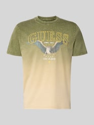 Regular fit t-shirt van pure katoen model 'EAGLE SCOUT' van GUESS - 31