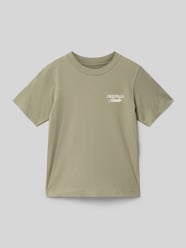 T-shirt o kroju regular fit z nadrukiem z napisem model 'Bro' od JACK & JONES - 33