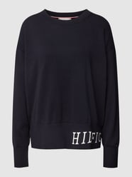 Sweatshirt mit gerippten Abschlüssen Modell 'GRAPHIC' von Tommy Hilfiger Blau - 29