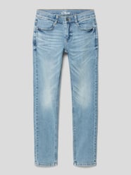 Slim Fit Jeans  mit Eingrifftaschen von s.Oliver RED LABEL Blau - 39