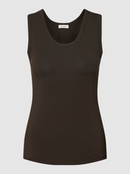 Tanktop met U-hals van Marc O'Polo Bruin - 24