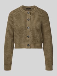 Strickjacke mit Rundhalsausschnitt von Oui - 18