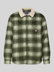 Oversized Hemdjacke mit Allover-Muster von Tommy Jeans - 47