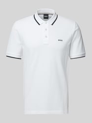 Regular Fit Poloshirt mit Label-Print Modell 'Parlay' von BOSS - 2