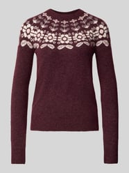 Regular fit gebreide pullover met wol, modell 'SIMONE' van Vero Moda - 7