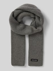 Sjaal met labeldetail van Jack & Jones Grijs / zwart - 6